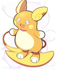 alolan raichu from pokemon by artsy-rc