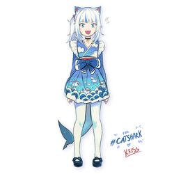 gawr gura from hololive