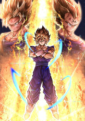majin vegeta from dragon ball
