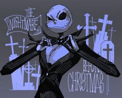 jack skellington from the nightmare before christmas by tako jirou