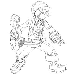 dark chronicle fan art
