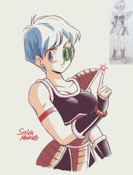 bulma from dragon ball by salvamakoto
