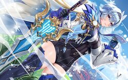 eula (genshin impact) from genshin impact by piukute062