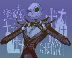 jack skellington from the nightmare before christmas by tako jirou