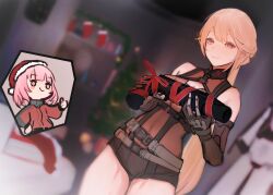 female commander (girls' frontline) from christmas by rzk iii