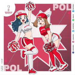 hikari (pokemon) from 2022 fifa world cup by edupool6art