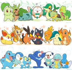 bulbasaur from pokemon by kemonomichi (blue black)