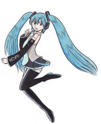 hatsune miku from vocaloid by tanaka keiichi