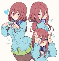 nakano miku from go-toubun no hanayome by cremanata