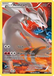 reshiram from pokemon by arita mitsuhiro