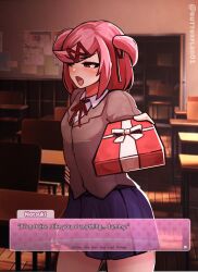 natsuki (doki doki literature club) from doki doki literature club by butterflan01