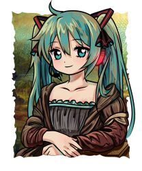 hatsune miku from mona lisa