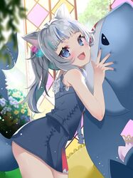 gawr gura from hololive by sho (runatic moon)