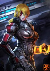 commander shepard from mass effect