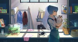 ayanami rei from evangelion: 3.0+1.0 thrice upon a time