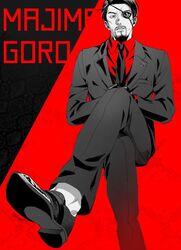 majima gorou from ryuu ga gotoku by mappo m2