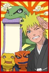 gamakichi from naruto by kikutake ranmaru