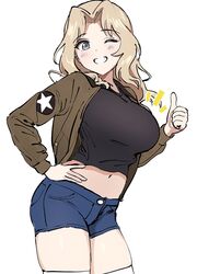 kay (girls und panzer) from girls und panzer by ameyame