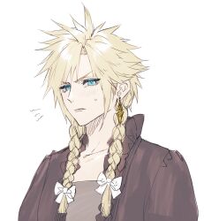 cloud strife from final fantasy by ah yoshimizu