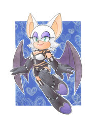 rouge the bat from sonic (series) by finik