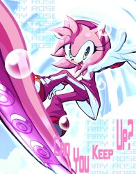 amy rose from sonic (series)