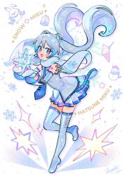 hatsune miku from vocaloid by yooki (winter cakes)