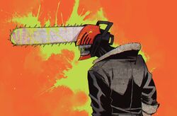 denji (chainsaw man) from chainsaw man by ratatatat74