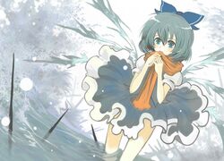 cirno from touhou by ryuuri susuki