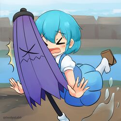 tatara kogasa from touhou by ferdy's lab