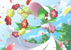 comfey from pokemon unite by enishi (menkura-rin10)