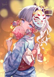 kamisato ayaka from genshin impact by brat