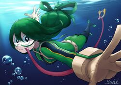 asui tsuyu from boku no hero academia by yuhi