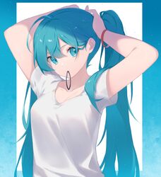 hatsune miku from vocaloid by fhang