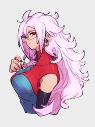 android 21 from dragon ball by kemachiku