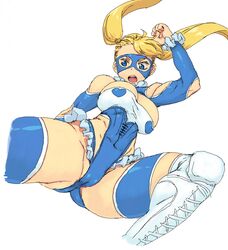 rainbow mika from street fighter by tsukudani (coke-buta)