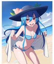 hinanawi tenshi from touhou by yoshinatsu