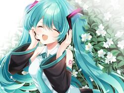 hatsune miku from vocaloid