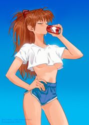 souryuu asuka langley from neon genesis evangelion by snegovski