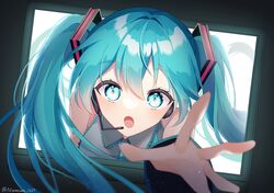 hatsune miku from vocaloid