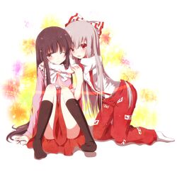fujiwara no mokou from touhou by kikugetsu