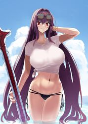 scathach (fate) from fate/grand order by gachou