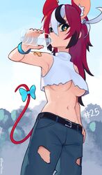 hakos baelz from hololive by yoako