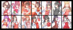 hakurei reimu from cookie (touhou)