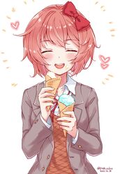 sayori (doki doki literature club) from doki doki literature club