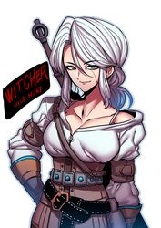 ciri from the witcher (series) by tukiwani
