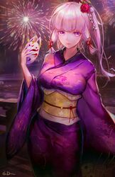 kamisato ayaka from genshin impact by xude