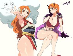 nami (one piece) from one piece by whoopsatro