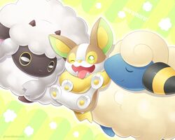 mareep from pokemon by sasabunecafe