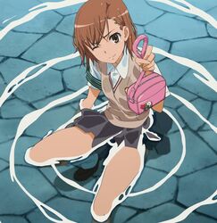 misaka mikoto from toaru kagaku no railgun