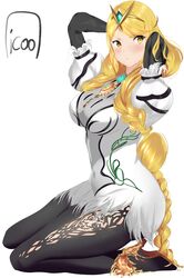 mythra (xenoblade) from bayonetta (series) by icoo